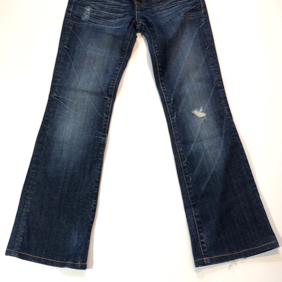 Vigoss Studio Low Rise Distressed Boot Cut Jeans - Picture 4 of 8